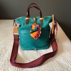 Consuela Guadalupe Sling Bag - Turquoise Leather
